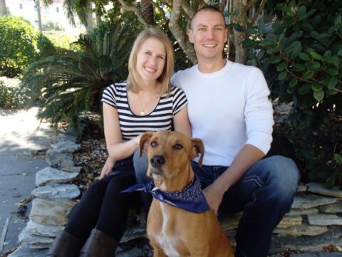 Piper with her family